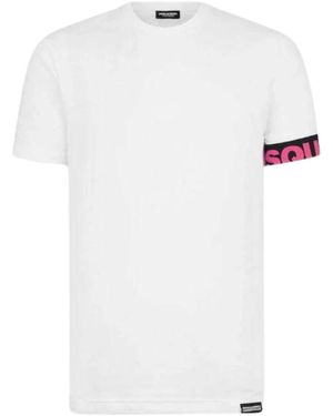 DSquared² Ronde Hals T-Shirt - Wit