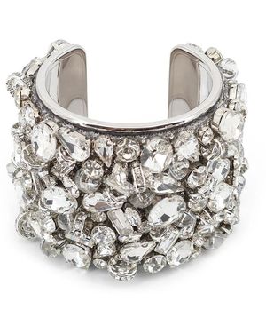 Dries Van Noten Accessoires ,Grijs ,Bijoux - Wit