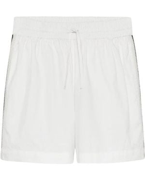 Alchemist Korte Broeken ,Wit ,Katoen Peony Shorts Tape