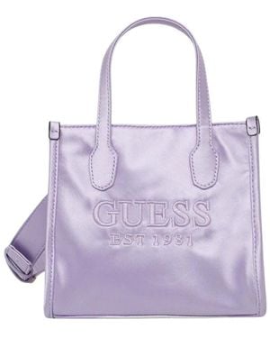 Guess Tote Bags - Morado