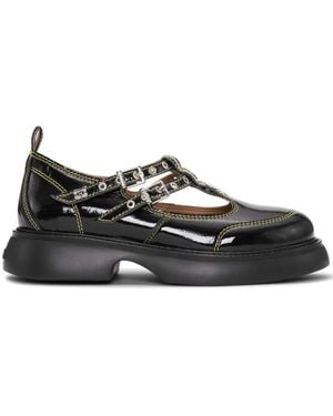 Ganni Flats - Zwart