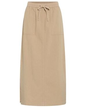 Kaffe Maxi Skirts - Naturel