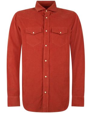 Moorer Casual Shirts - Rojo