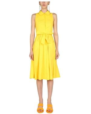 Moschino Shirt Dresses - Yellow