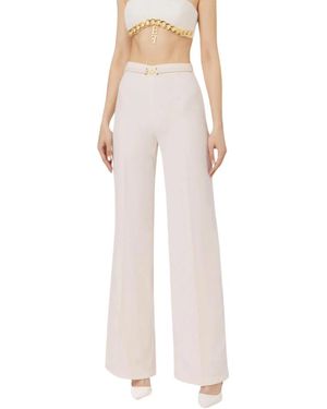 Elisabetta Franchi Wide Trousers - Pink