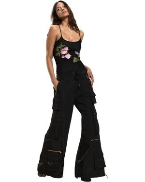 Cynthia Rowley Wide Trousers - Noir