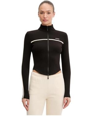 Guess Full-Zip Logo Sweatshirt - Zwart