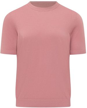 Malo Round-Neck Knitwear - Pink