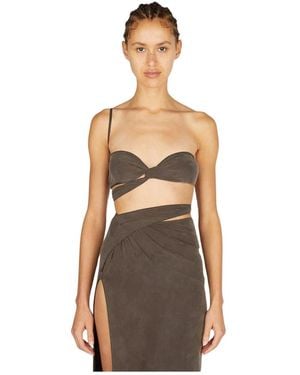 Jacquemus Sleeveless Tops - Marrón