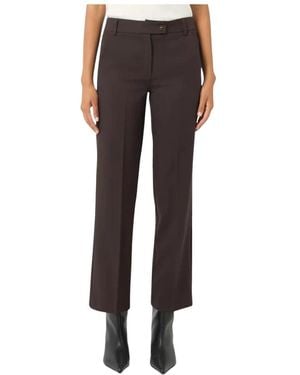 Marella Broeken ,Bruin ,Polyester Ghinea Straight Broeken