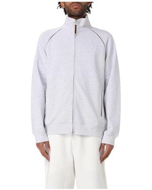 Brunello Cucinelli Luxuriöser Zip-Up Sweatshirt - Blau