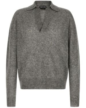 Tom Ford Cashmere Knitwear - Gris