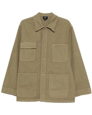 A.P.C. Light Jackets - Verde