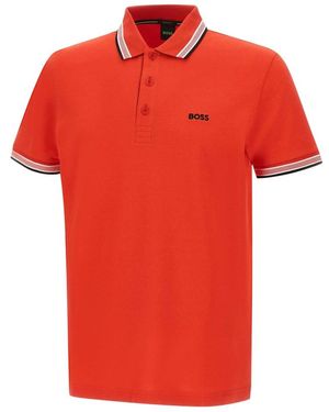 BOSS Polo Shirts - Red