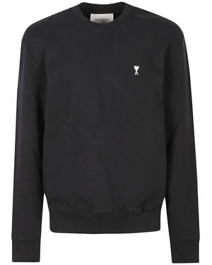 Ami Paris Sweatshirts - Black