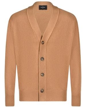 Gran Sasso Cardigan 4 Bottoni - Bruin