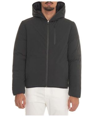 Save The Duck Wende-harrington-jacke mit kapuze - Schwarz