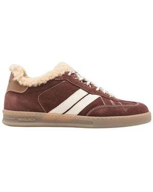 Woolrich Schoenen ,Bruin Sneakers Bruin