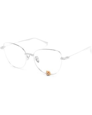 YVMIN Accessoires ,Grijs ,Flocked Bear Decoration Bril - Metallic
