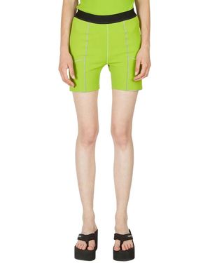 Coperni C+ Bike Shorts - Green