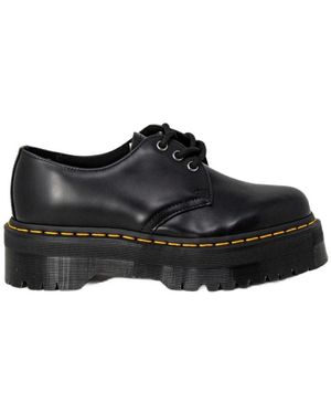 Dr. Martens Quad Retro Jona Plateau-Schnürschuhe - Schwarz
