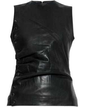 ROTATE BIRGER CHRISTENSEN Sleeveless Tops - Black