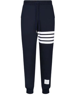 Thom Browne Fleece Joggers - Blue