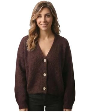 Amélie & Amélie Truien & Vesten ,Bruin ,Amador Gilet - Zwart