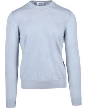 Alpha Studio Round-Neck Knitwear - Azul
