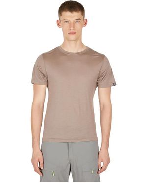 Ostrya Tops ,Bruin ,Wol Koroc Merino Trail Tee - Grijs