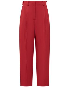 Givenchy Double-Pleat-Hose - Rot