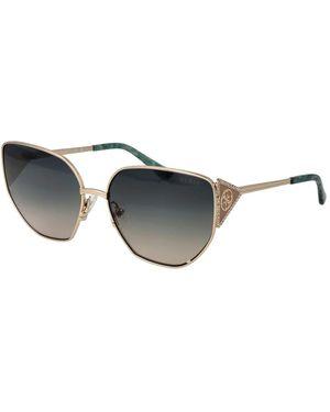 Guess Goldene Butterfly Sonnenbrille Grün Verlauf - Gelb