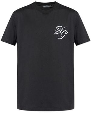 Dolce & Gabbana T-Shirts - Negro