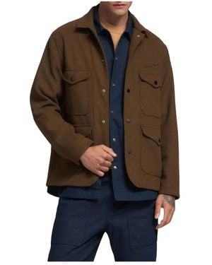 Replay Light Jackets - Brown