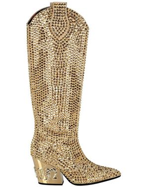 Philipp Plein Cowboy Boots - Neutro