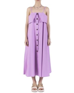 Erika Cavallini Semi Couture Party Dresses - Purple