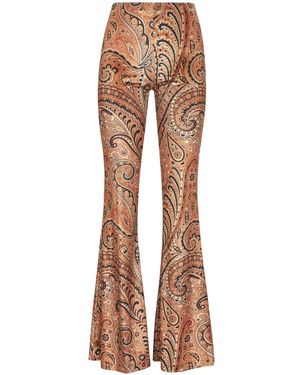 Etro Wide Pants - Brown