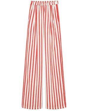 forte_forte Wide Trousers - Rojo