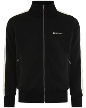 Palm Angels Fitness ,Zwart ,Polyester Classic Logo Track Jacket