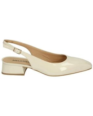 Melluso Schoenen ,Leer D196 Sling-Back - Wit