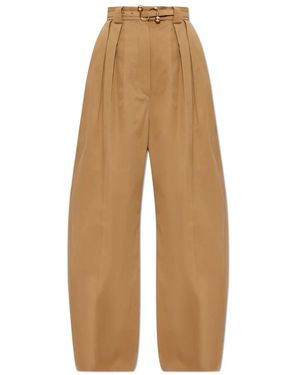 Sportmax Wide Trousers - Natural