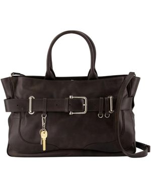 OSOI Tassen ,Bruin ,Katoen Brocle Tote Bag - Zwart