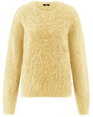 Riani Truien & Vesten ,Geel ,Fuzzy Knit Pullover
