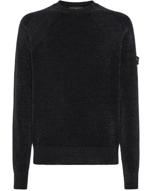 Peuterey Round-Neck Knitwear - Black