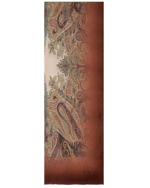 Etro Silky Scarves - Braun