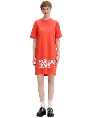 KARL LAGERFELD Short Dresses - Rojo