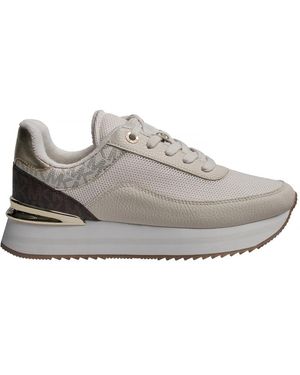 Michael Kors Hattie Mixed-Media Trainer - Grau