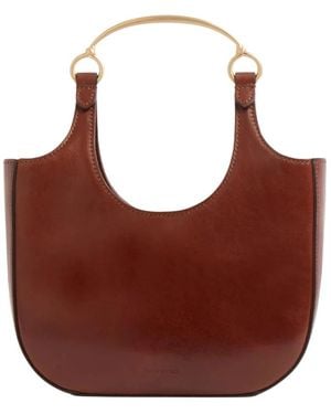 The Bridge Tassen ,Bruin ,Leer Baby Hobo - Rood
