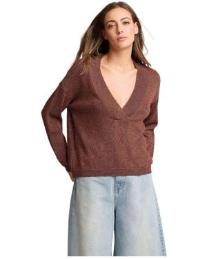 Kocca V-Neck Knitwear - Brown