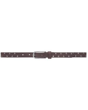 Depeche Elegant Bruin Leren Riem Met Vrouwelijke Details